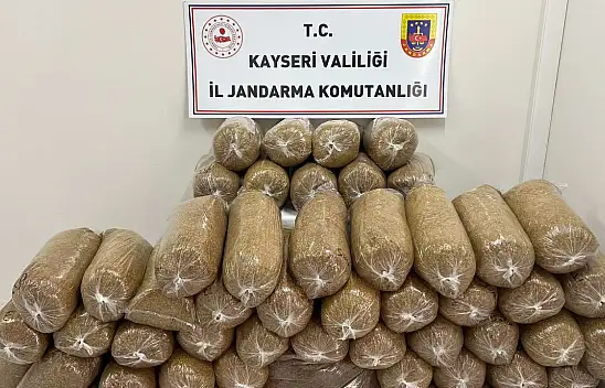 Yahyalı'da durdurulan araçta 285 kilo ele geçirildi