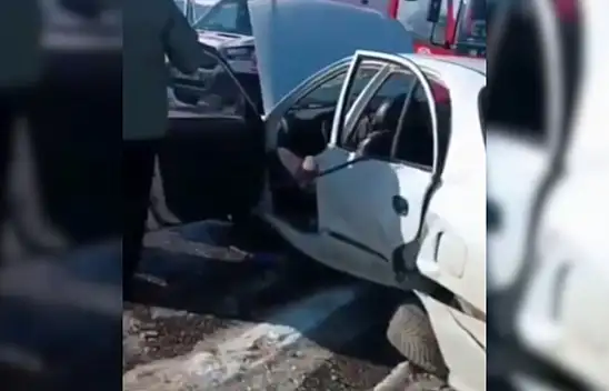 Yahyalı'da buzlanma kazası