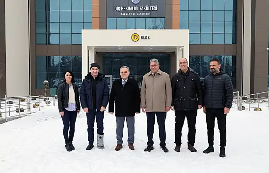 Yeni diş hastanesi binasını Rektör Altun yerinde inceledi!