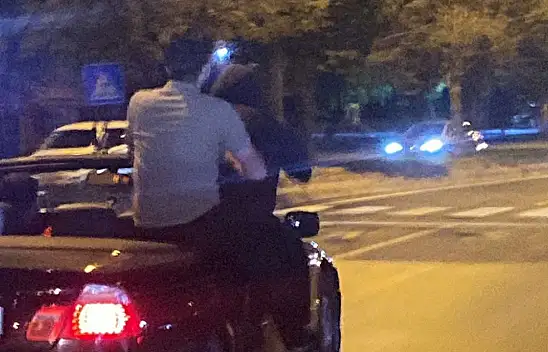 Yürekler ağza geldi! Trafikte tehlikeli hareketler