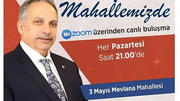 Talas'ta 'zoom' toplantıları başlıyor!
