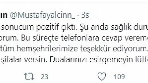 'Mustafa Başkan, korona illeti sizi mi buldu?'