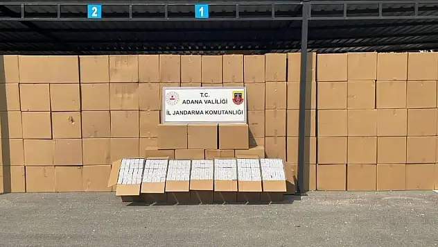 Adana'da kaçak makaron operasyonu