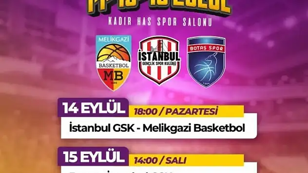 Erciyes Cup'ta 20. heyecan başlıyor! Kayseri'de basketbol şöleni