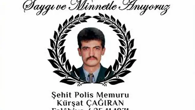 23 yıl önce şehit düştü, Polis Memuru Çağıran unutulmadı