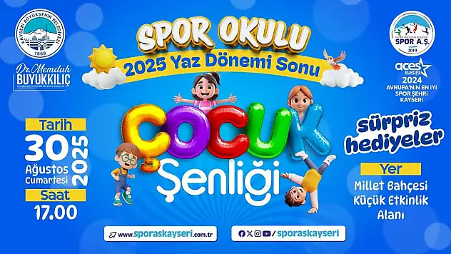 Kayseri'de şenlik düzenlenecek!