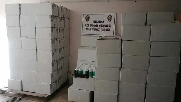 3 bin litre sahte ilaç ele geçirildi