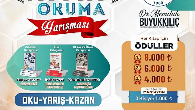 18 bin lira ödüllü yarışmanın başvuruları başladı