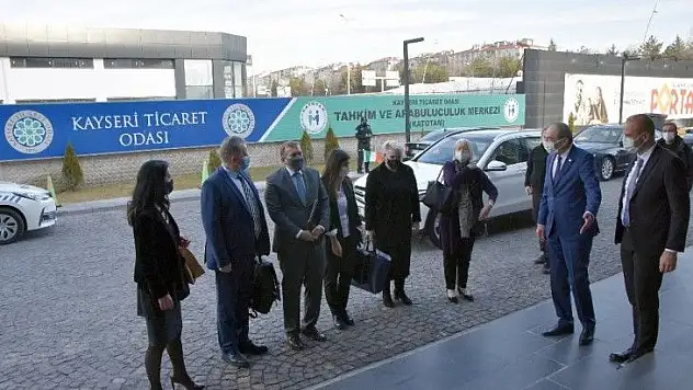 5 ülkenin büyükelçilerinden KTO'ya ziyaret