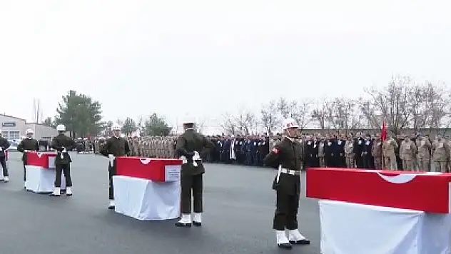 6 Şehidimiz memleketlerine uğurlandı