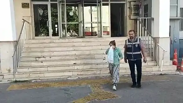 7 yıl cezası bulunan kadın polisten kaçamadı