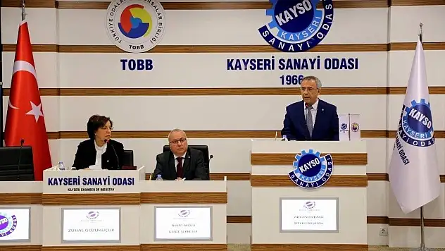 Abidin Özkaya yeniden KAYSO Meclis Başkanı