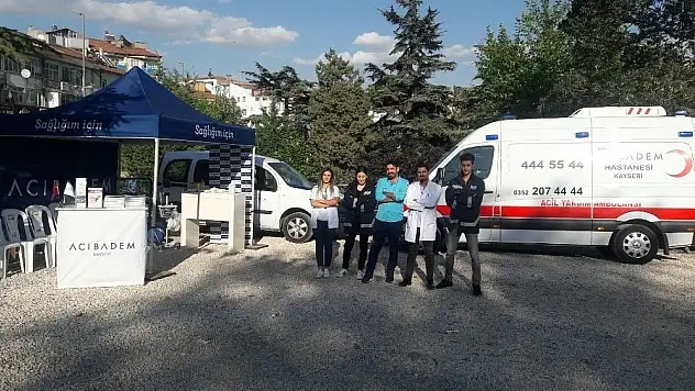 Aşık Seyrani Kültür ve Sanat Festivali'ne sağlık desteği