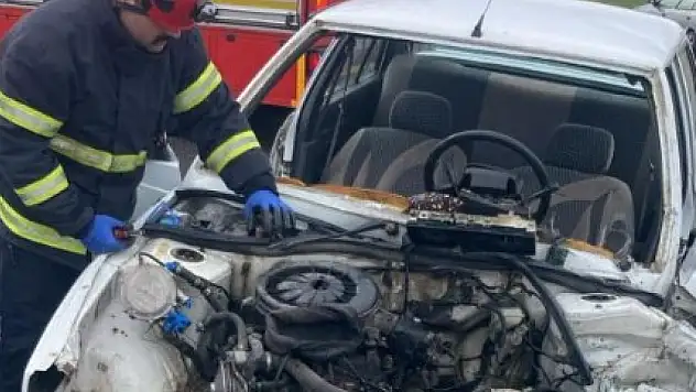 Acıgöl yolunda kaza: 1 ölü, 2 yaralı