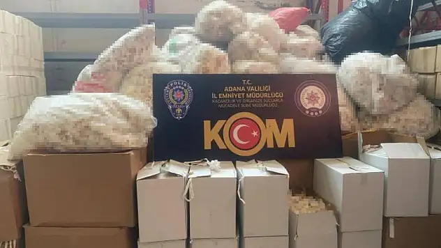 18 milyon 950 bin makaron ele geçirildi