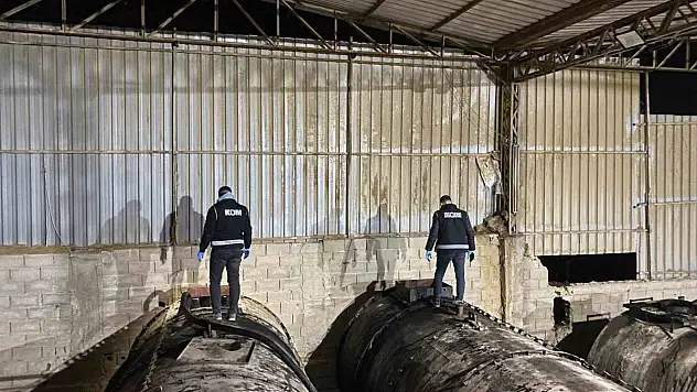 182 bin litre sahte akaryakıt ele geçirildi