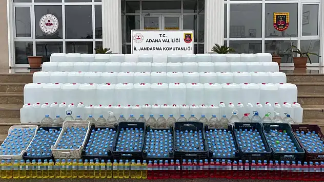 2 bin 495 litre sahte alkol ele geçirildi