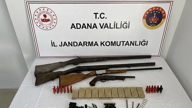 Cephanelik gibi ev! Jandarma baskın yaptı