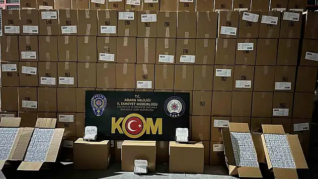 6 milyon 500 bin makaron ele geçirildi