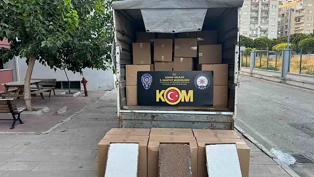 6 milyonluk sigara ele geçirildi