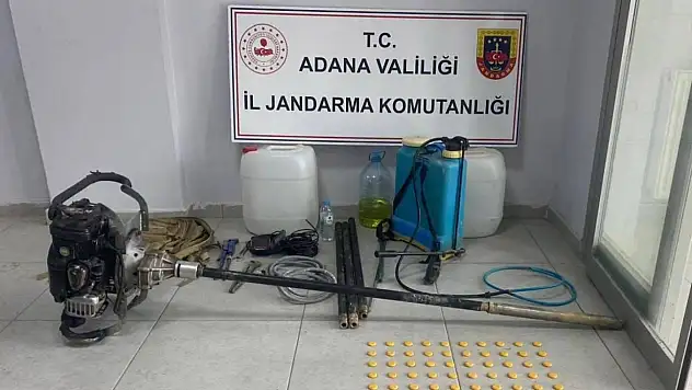 Kaçak kazı yapanlar suçüstü yakalandı!