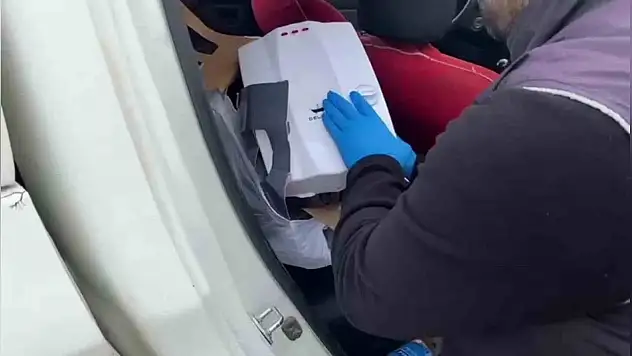 Şofbene zulalanmış şekilde bakın ne ele geçirildi