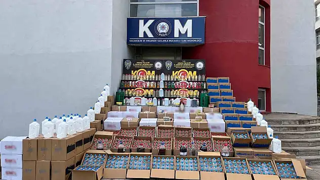 Yılbaşı öncesi kaçak içki operasyonu