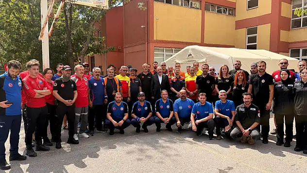 AFAD Kayseri'den İstanbul depremi hazırlığı: 60 kişilik ekip sahaya indi