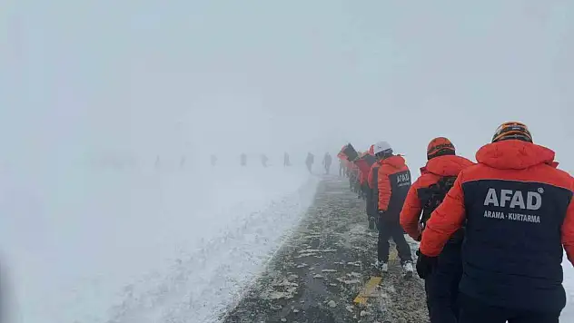 AFAD'dan çığ operasyonu hazırlığı