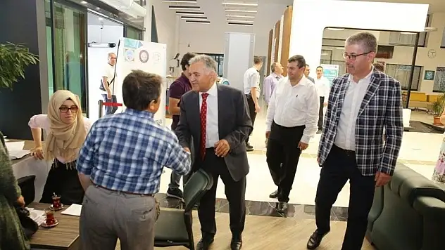 AK Parti Kayseri İl Başkanı Şaban Çopuroğlu'nun Referans Belediye Melikgazi Ziyareti