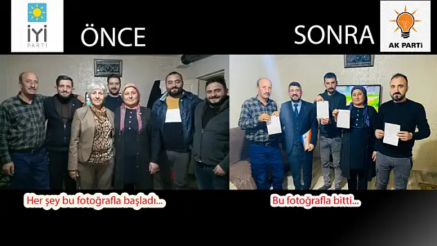 AK Parti ve İYİ Parti karşı karşıya gelmişti! O isim rozeti taktı…