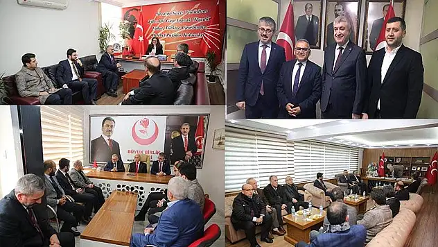 Ak Parti Yönetemi ve Büyükkılıç'tan Siyasi Parti Ziyaretleri