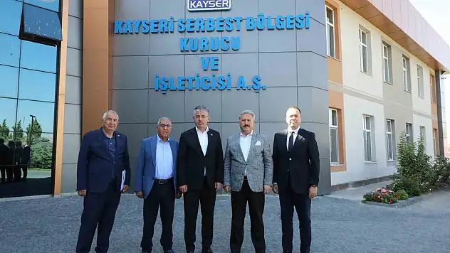 Çopuroğlu bu kez de Kayseri Serbest Bölge'ye