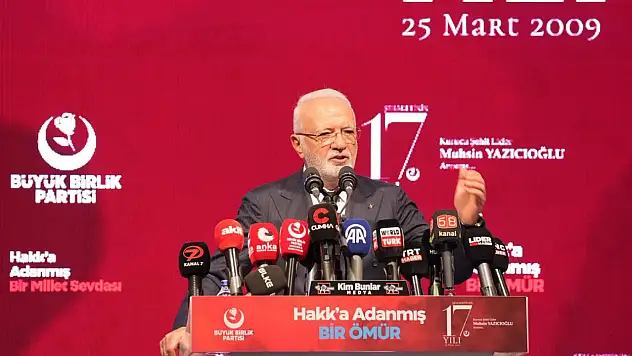 AK Partili Elitaş'tan, Muhsin Yazıcıoğlu açıklaması: Onun kutlu emanetine sahip çıkacağız
