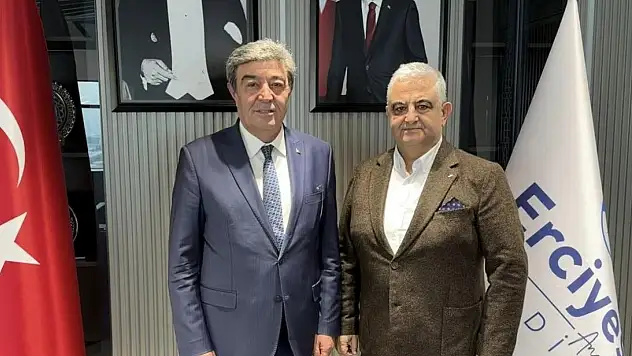 AK Partili isimden Erciyes Anadolu Holding CEO'suna dikkat çeken ziyaret! Neler konuşuldu?