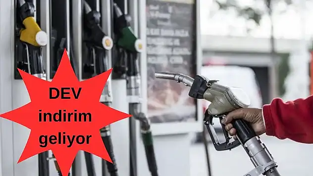 Akaryakıta dev indirim geliyor