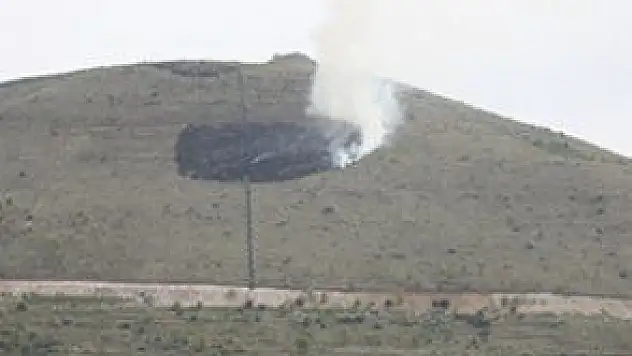 ALİ DAĞI'NDA YANGIN