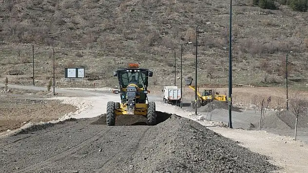 Ali Dağı yolu elden geçirildi