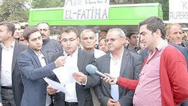 Alperen Ocakları'ndan tabutlu eylem