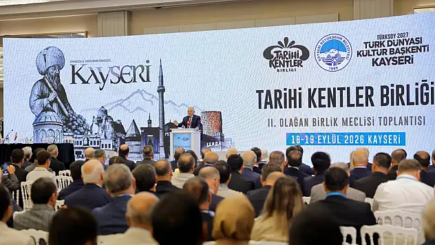 Anadolu'nun yıldızı Kayseri, Tarihi Kentler Birliği'ne ilham oldu