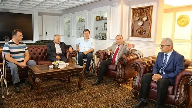 Anadolu Sakatlar Derneği'nin 'Sosyal Belediye' Melikgazi ziyareti
