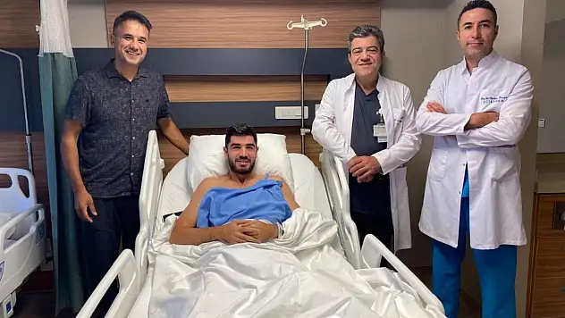 Antrenmanda sakatlanmıştı: Kayserisporlu Fethi Özer ameliyat edildi