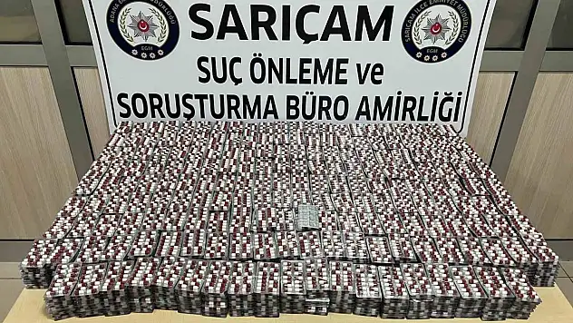 Kutularda on binlerce uyuşturucu hap bulundu