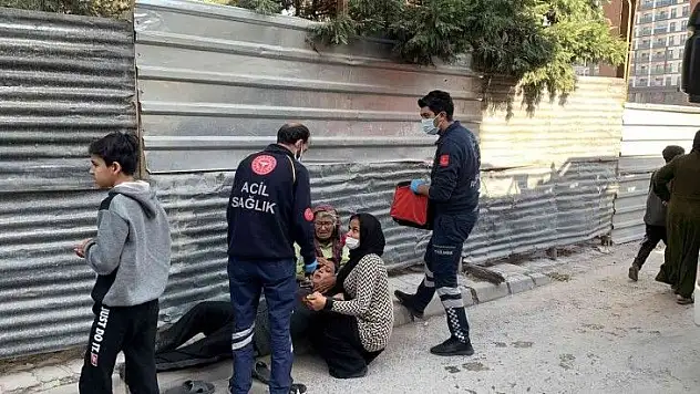 O anı gören bina sakini sinir krizi geçirdi