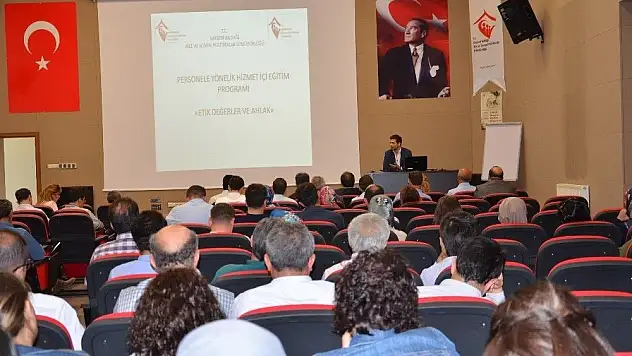 ASP İl Müdürlüğünde etik ve ahlak konferansı
