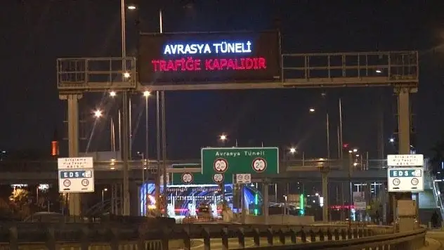 Trafiğe kapatıldı