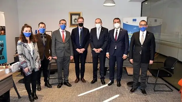 Avrupa Birliği Başkanı Landrut, KTO'yu ziyaret etti