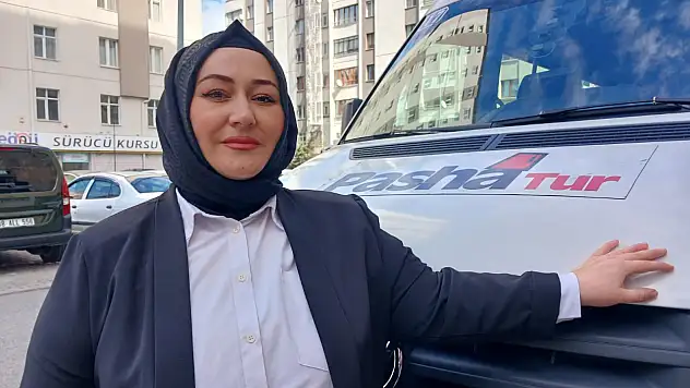 Babasından ilham aldı Kayseri'nin tek kadın şoförü oldu