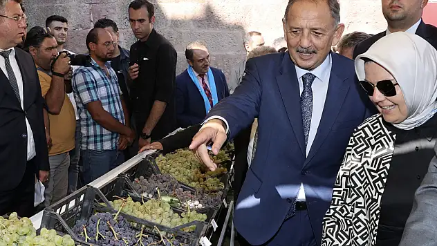 Bakan festivale katıldı