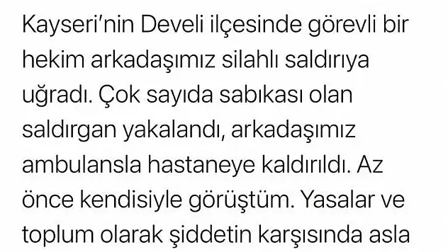 Bakan Koca saldırıya uğrayan doktorla görüştü